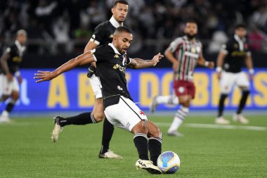 Rio de Janeiro, Brezilya, 10 Ağustos 2024. Vasco ile Fluminense arasındaki futbol maçı, 2024 Brezilya Şampiyonası için, Nilton Santos Stadyumu 'nda...