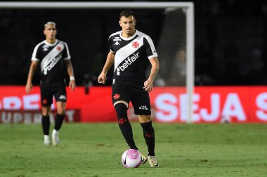 Rio de Janeiro, Brezilya, 5 Ekim 2024. Brezilya Şampiyonası 'nda Sao Januario Stadyumu' nda Vasco ve Juventude takımları arasında oynanan futbol maçı..