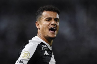 Rio de Janeiro, Brezilya, 5 Ekim 2024. Brezilya Şampiyonası 'nda Sao Januario Stadyumu' nda Vasco ve Juventude takımları arasında oynanan futbol maçı..