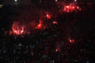 Rio de Janeiro, Brezilya, 19 Eylül 2024, Flamengo - Penarol maçı, Conmebol Libertadores 2024, Maracana Stadyumu 'nda yapıldı..