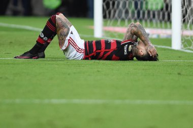 Rio de Janeiro, Brezilya, 19 Eylül 2024, Flamengo - Penarol maçı, Conmebol Libertadores 2024, Maracana Stadyumu 'nda yapıldı..