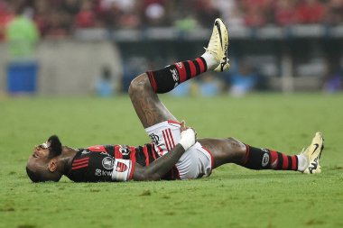 Rio de Janeiro, Brezilya, 19 Eylül 2024, Flamengo - Penarol maçı, Conmebol Libertadores 2024, Maracana Stadyumu 'nda yapıldı..