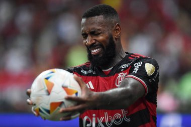 Rio de Janeiro, Brezilya, 19 Eylül 2024, Flamengo - Penarol maçı, Conmebol Libertadores 2024, Maracana Stadyumu 'nda yapıldı..