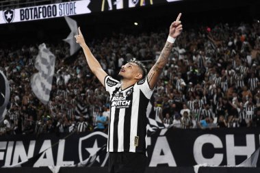 Rio de Janeiro, Brezilya, 17 Temmuz 2024. Botafogo ile Palmeiras arasındaki 2024 Brezilya Şampiyonası maçı, Nilton Santos Stadyumu 'nda yapıldı..