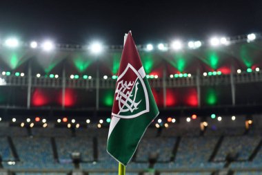 Rio de Janeiro, Brezilya, 17 Ağustos 2024. Maracan Stadyumu 'nda Brezilya Şampiyonası için Fluminense ile Korintliler arasındaki futbol maçı..