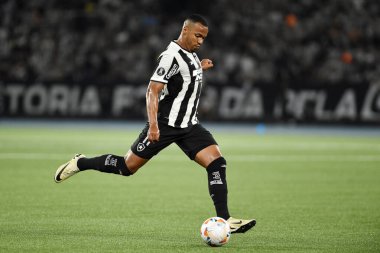 Rio de Janeiro, Brezilya, 23 Ekim 2024. Botafogo ile Pearol arasındaki futbol maçı, Libertadores Conmebol 2024, Nilton Santos Stadyumu 'nda yapıldı..