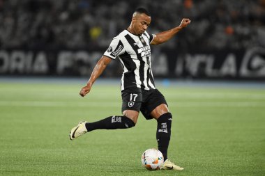 Rio de Janeiro, Brezilya, 23 Ekim 2024. Botafogo ile Pearol arasındaki futbol maçı, Libertadores Conmebol 2024, Nilton Santos Stadyumu 'nda yapıldı..