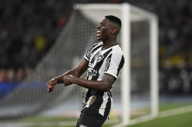 Rio de Janeiro, Brezilya, 23 Ekim 2024. Botafogo ile Pearol arasındaki futbol maçı, Libertadores Conmebol 2024, Nilton Santos Stadyumu 'nda yapıldı..