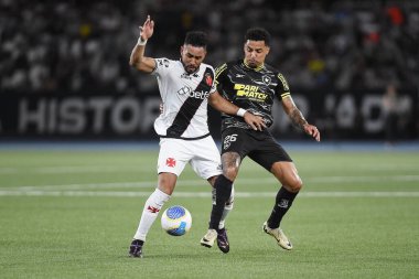 Rio de Janeiro, Brazil, November 5, 2024. Football match between Botafogo vs Vasco, for the Brazilian Championship 2024, held at the Nilton Santos stadium. clipart