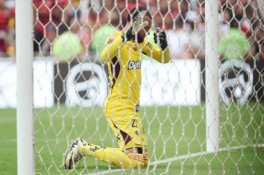 Rio de Janeiro, Brezilya, 24 Ekim 2024. Flamengo ile Atltico-MG arasındaki futbol maçı, Copa do Brasil 2024, Maracana Stadyumu.