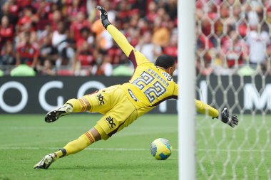 Rio de Janeiro, Brezilya, 24 Ekim 2024. Flamengo ile Atltico-MG arasındaki futbol maçı, Copa do Brasil 2024, Maracana Stadyumu.