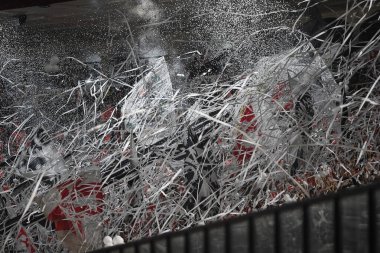 Rio de Janeiro, Brezilya, 19 Ekim 2024. Vasco futbol taraftarları Atltico-MG maçında Copa do Brasil 2024, Sao Januario Stadyumu 'nda.