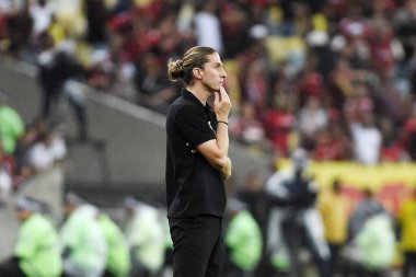 Rio de Janeiro, Brezilya, 13 Kasım 2024.Flamengo ile Atletico-MG arasındaki futbol maçı, 2024 Brezilya Şampiyonası için, Maracana Stadyumu 'nda.