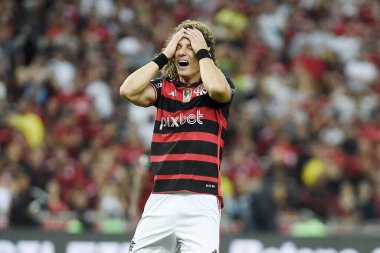 Rio de Janeiro, Brezilya, 13 Kasım 2024.Flamengo ile Atletico-MG arasındaki futbol maçı, 2024 Brezilya Şampiyonası için, Maracana Stadyumu 'nda.