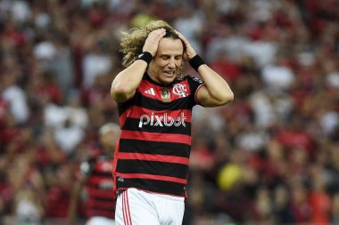 Rio de Janeiro, Brezilya, 13 Kasım 2024.Flamengo ile Atletico-MG arasındaki futbol maçı, 2024 Brezilya Şampiyonası için, Maracana Stadyumu 'nda.