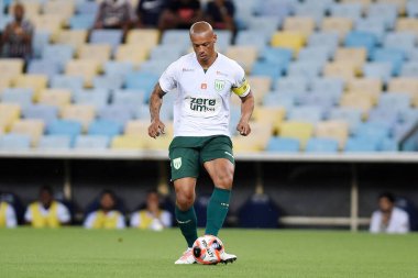 Rio de Janeiro, Brezilya, 2 Şubat 2025. Boavista takımından futbolcu Anderson Conceio, Maracana Stadyumu 'nda Carioca şampiyonası için Fluminense takımına karşı oynanan maçta.