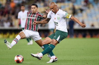 Rio de Janeiro, Brezilya, 2 Şubat 2025. Boavista takımından futbolcu Anderson Conceio, Maracana Stadyumu 'nda Carioca şampiyonası için Fluminense takımına karşı oynanan maçta.