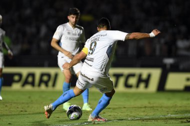 Rio de Janeiro, Brezilya, 16 Kasım 2023 Gremio takımından Luis Suarez, Brezilya Şampiyonası 'nda Botafogo' ya karşı oynanan maçta Sao Januario Stadyumu 'nda.
