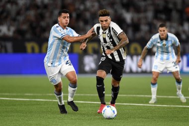 Rio de Janeiro, Brezilya, 28 Şubat 2025. Botafogo ile Racing du Racing arasındaki futbol maçı Recopa 2025 finalinde, Nlton Santos Stadyumu 'nda. ...