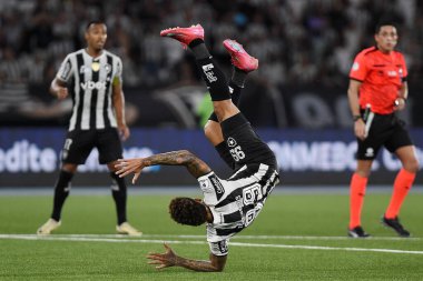 Rio de Janeiro, Brezilya, 28 Şubat 2025. Botafogo ile Racing du Racing arasındaki futbol maçı Recopa 2025 finalinde, Nlton Santos Stadyumu 'nda. ...