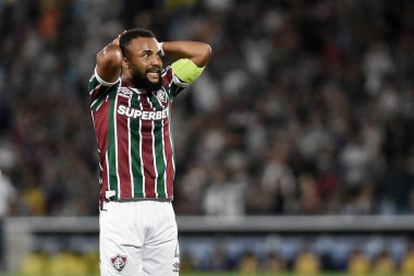 Rio de Janeiro, Brezilya, 23 Temmuz 2025. Fluminense ve Palmeiras takımları arasındaki futbol maçı, 2025 Brezilya Şampiyonası için, Maracana Stadyumu 'nda.