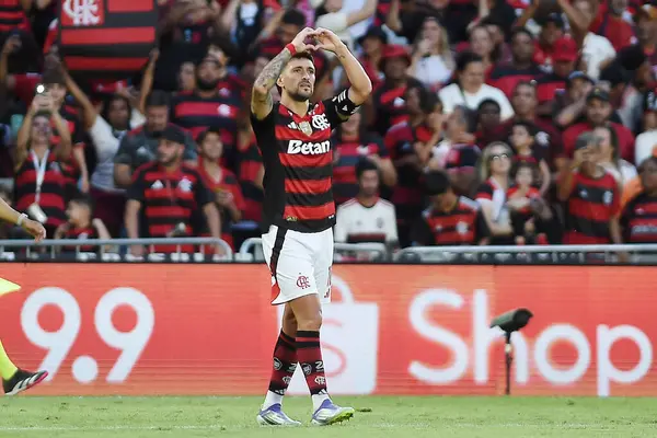 Rio de Janeiro, Brezilya, 31 Ağustos 2025. 2025 Brezilya Şampiyonası 'nda Flamengo Grmio' ya karşı Maracana Stadyumu 'nda oynanan futbol maçı..