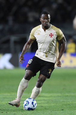Rio de Janeiro, Brazil, September 24, 2025. Soccer player Carlos Cuesta from the Vasco team, during the Vasco vs Bahia game, for the Brazilian Cup, at the Sao Januario stadium.