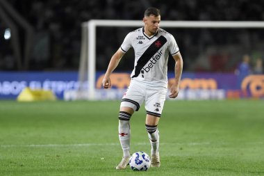 Rio de Janeiro, Brazil, August 7, 2025. Soccer player Hugo Moura from the Vasco team, during the Vasco vs Bahia match, valid for the Brazilian Cup, at the So Janurio stadium.