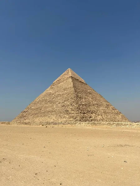 Giza Obszar Piramida Khafre Egipt — Zdjęcie stockowe