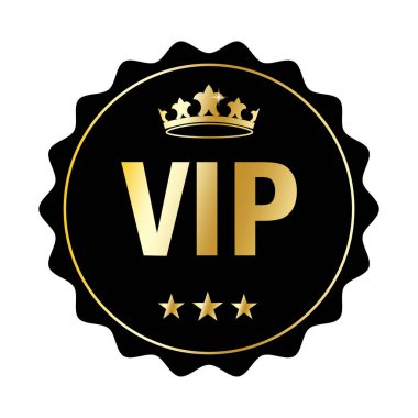 Siyah VIP çemberi tacı. Sertifika tasarımı. Zarif bir lüks. Vektör çizimi. Hisse senedi. EPS 10.