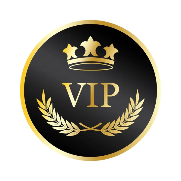 stock vector black vip circle crown. Certificate design. Elegant luxury. Vector illustration. Stock image. EPS 10.