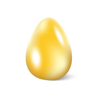 shiny egg. 3d template. Modern realistic 3d design. Vector illustration. EPS 10.