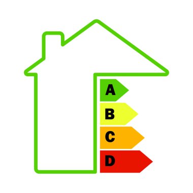 House energy saving. Vector illustration. EPS 10.