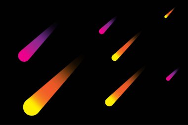 Siyah renkli neon. Siyah lüks bir geçmişi var. Vektör çizimi. EPS 10.