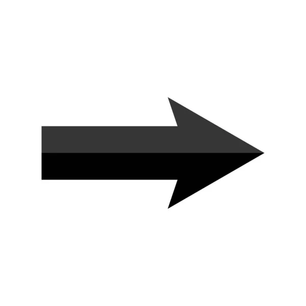 Flecha Derecha Para Diseño Web Icono Computadora Internet Aplicación Internet — Archivo Imágenes Vectoriales