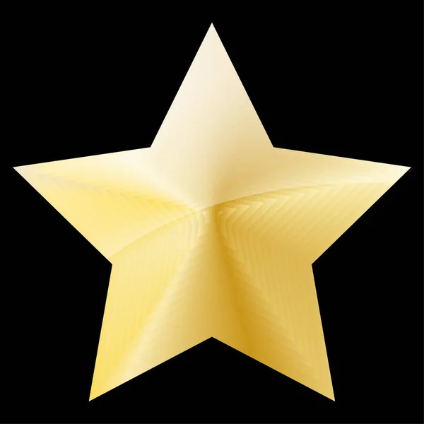 Ramka Gwiazdy Świecący Sztandar Odizolowana Czarnym Przezroczystym Tle Ilustracja Wektora — Wektor stockowy