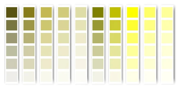 Paleta Cor Amarela Textura Tom Pastel Amarelo Ilustração Vetorial Imagem —  Vetores de Stock