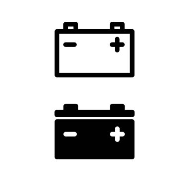 Battery icon. Vector illustration. EPS 10. Stock image.