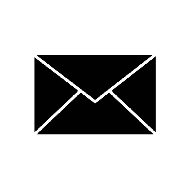 Mail Ikon Üzenetet Küld Borítékpostaszolgálat Vektor Illusztráció Eps Készletkép — Stock Vector