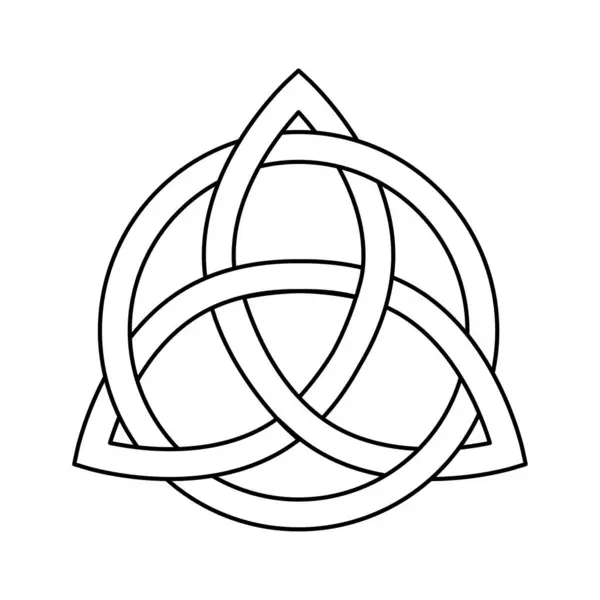 Celtic Trinity Knot Vector Illustration Eps Stock Image — Stock Vector