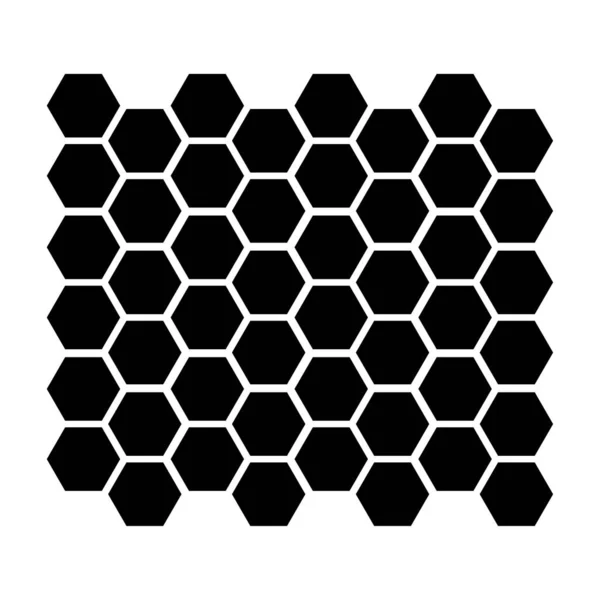 Pente Mel Modelo Hexágono Padrão Hexagonal Ilustração Vetorial Ilustração Vetorial — Vetor de Stock