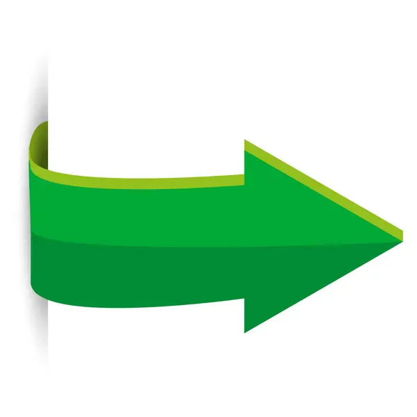 Flecha Larga Verde Ilustración Vectorial Eps Imagen Stock Ilustraciones de stock libres de derechos