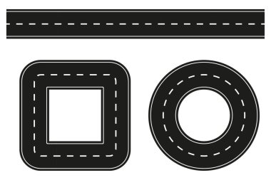 Malzemeler yol trafiğine göre ayarlandı. Vektör çizimi. EPS 10. Resim yükle.