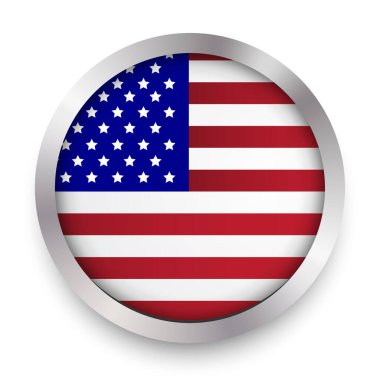 Amerika Birleşik Devletleri bayrağı. Vektör çizimi. EPS 10. Resim yükle.