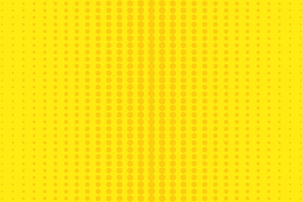 Warm summer vibes in a yellow polka dot design. Vector Illustration. EPS 10. Stock Image
