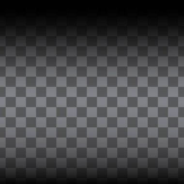 Gri kareli arka plan. Artan ışık etkisi. Dama deseni. Kurnaz gölge detayı. EPS 10.