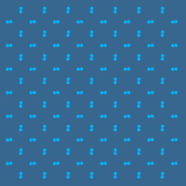 Mavi nokta deseni. Soyut geometrik ızgara. Tekrarlanan mavi noktalar. Minimalist arka plan tasarımı. EPS 10.