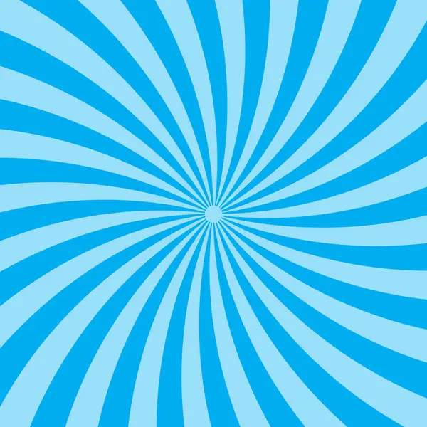 Mavi spiral ışınlar. Soyut radyal desen. Hareketli bir etki. Vektör modern arka plan. EPS 10