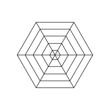 Altıgen ağ deseni. Geometrik ızgara tasarımı. Doğrusal vektör yapısı. Soyut bal peteği şekli. EPS 10.