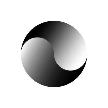 Siyah eğim çemberi. Radyal gölge etkisi. Karanlık küre vektörü. Tek renkli küre tasarımı. EPS 10.